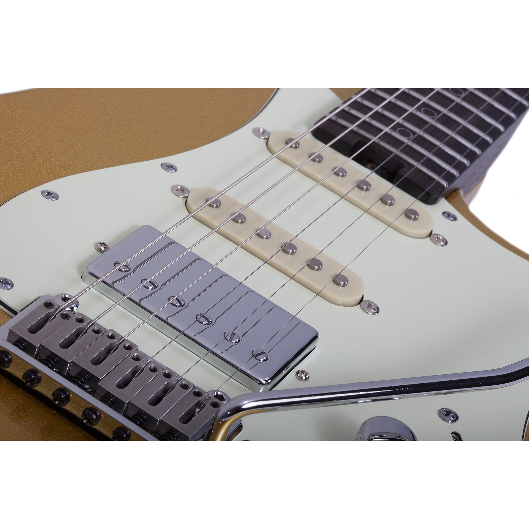 Schecter Nick Johnston Traditional HSS 10th Anniversary Elektro Gitar (Atomic Saffron) 2