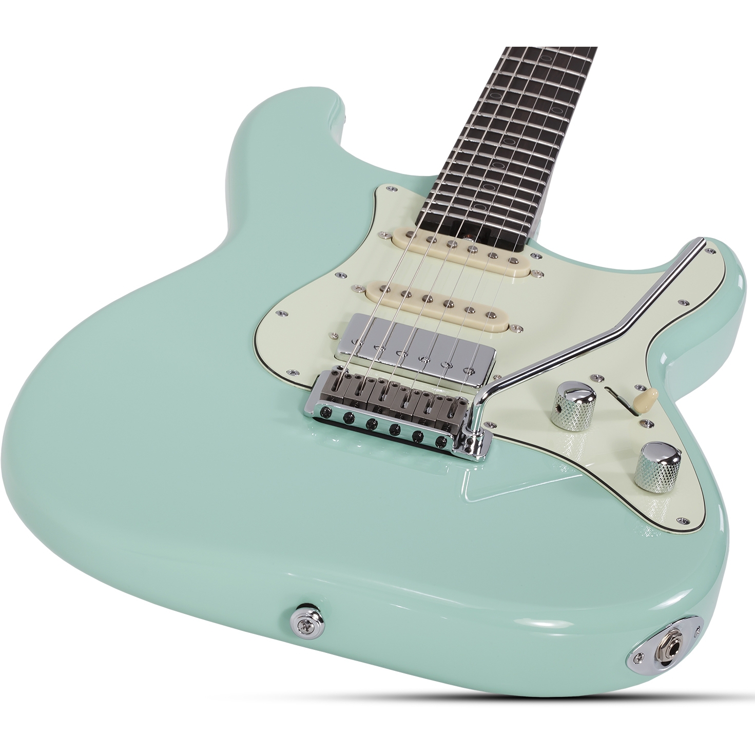 Schecter Nick Johnston Traditional HSS 10th Anniversary Elektro Gitar (Atomic Green) 2