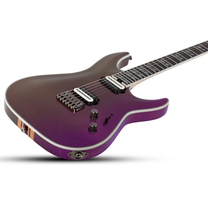 Schecter C-1 SLS Hollywood Elektro Gitar (Supernova Violet) 2