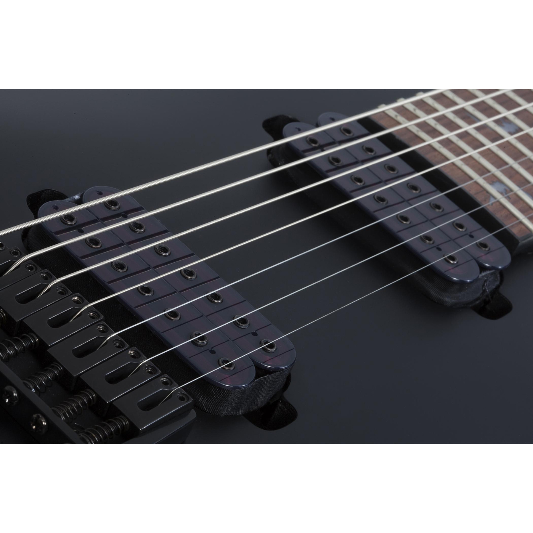 Schecter Damien-7 7 Telli Elektro Gitar (Satin Black) 3
