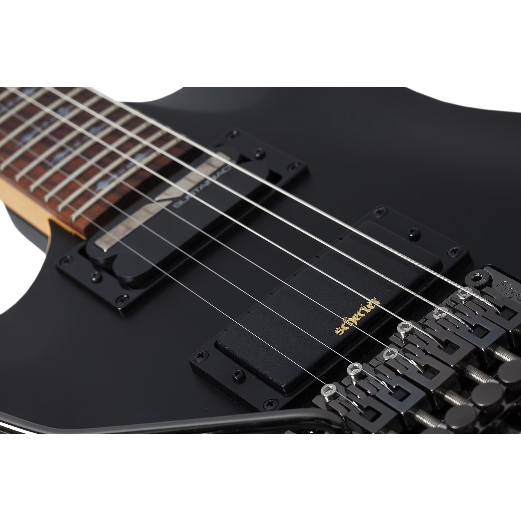 Schecter Demon-6 FR-S – Solak Elektro Gitar (Aged Black Satin) 3