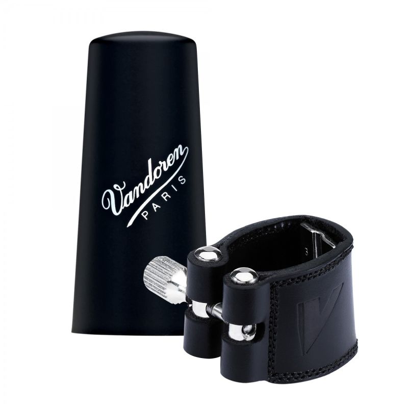 Vandoren LC21P Cuir Sib Klarnet Bek Deri Bilezik,Plastik Kapak 2