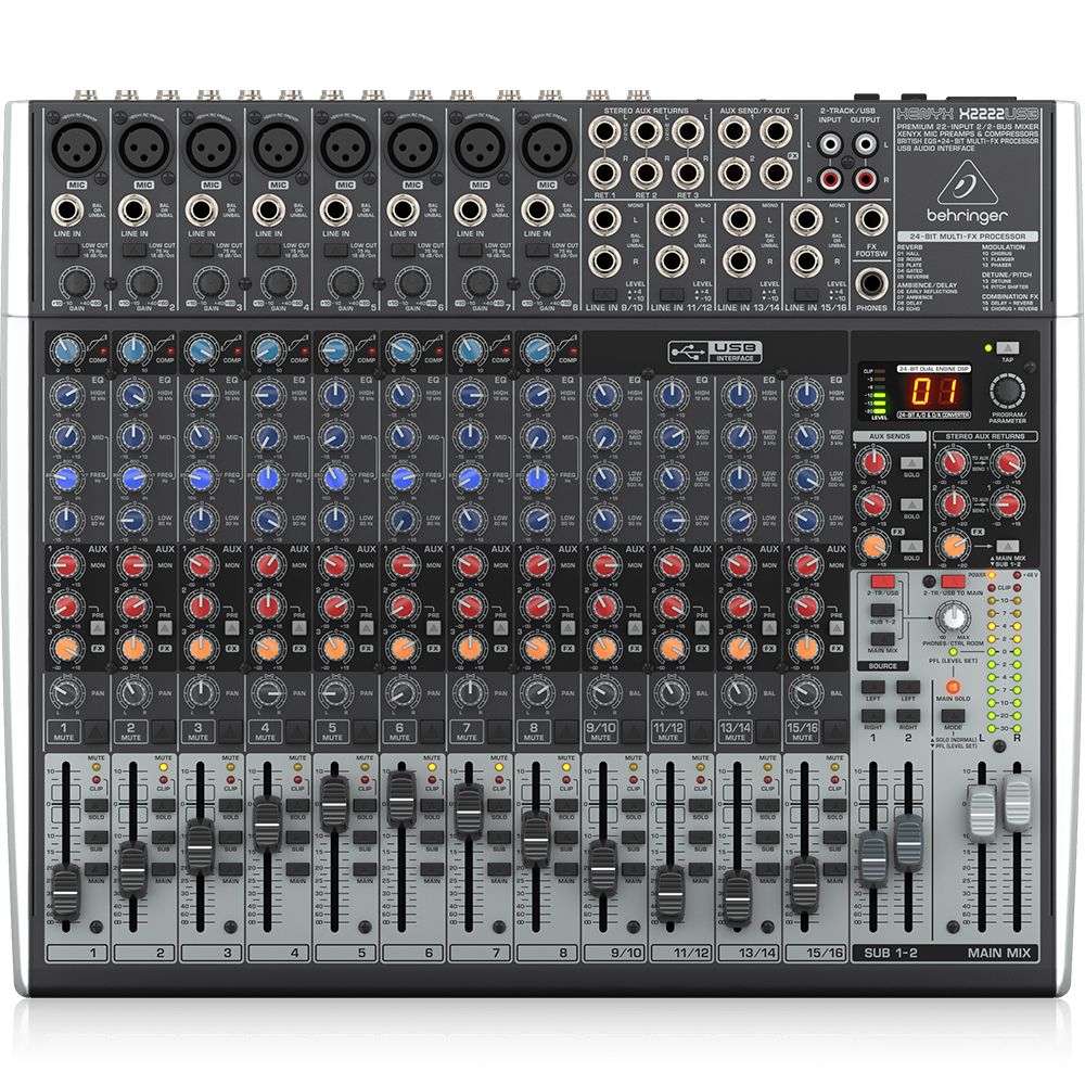 BEHRINGER X2222USB Mixer 2