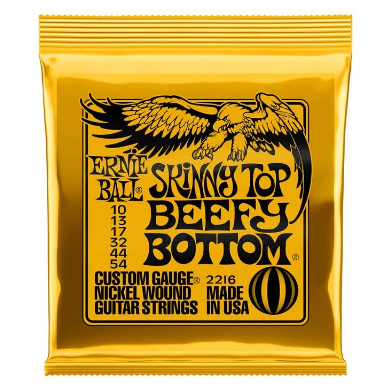 ERNIE BALL P02216 - Skinny Top Beefy Bottom Slinky Nickel Wound 10-54 Elektro Gitar Teli 1