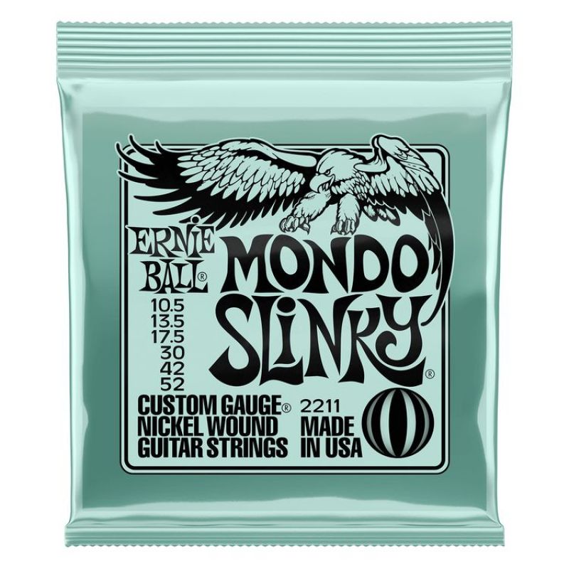 ERNIE BALL P02211 - Mondo Slinky Nickel Wound 10.5-52 Elektro Gitar Teli 1