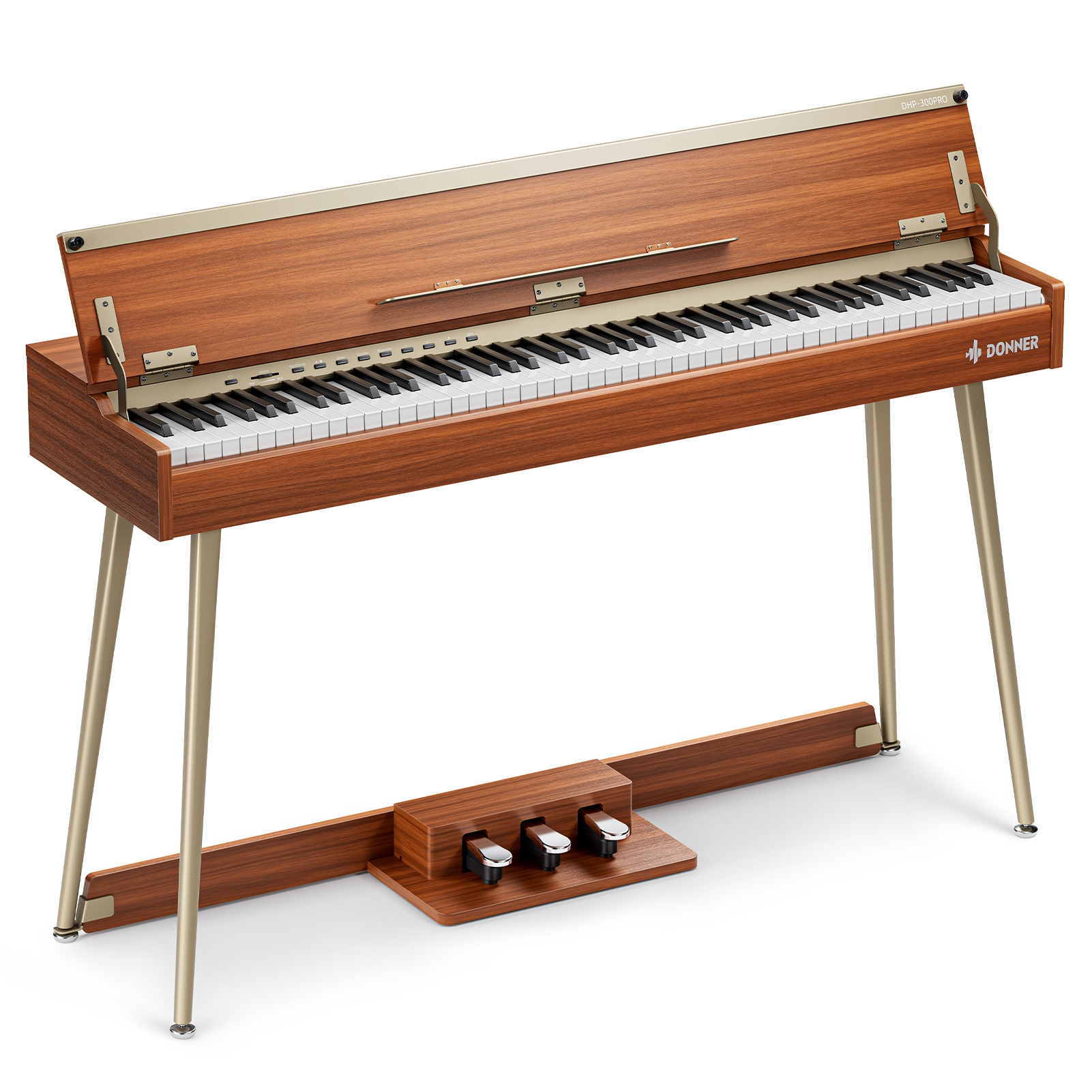 Donner DHP-300 Pro Dijital Piyano (Retro Wood) 6