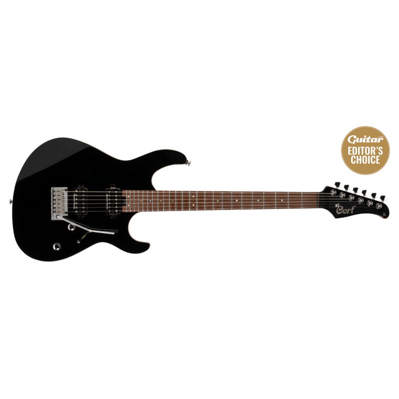 Cort G300Pro Bk Elektro Gitar, Siyah 1