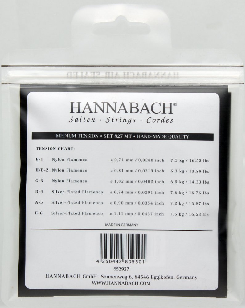 Hannabach 827 MT Flamenko Gitar Teli 2