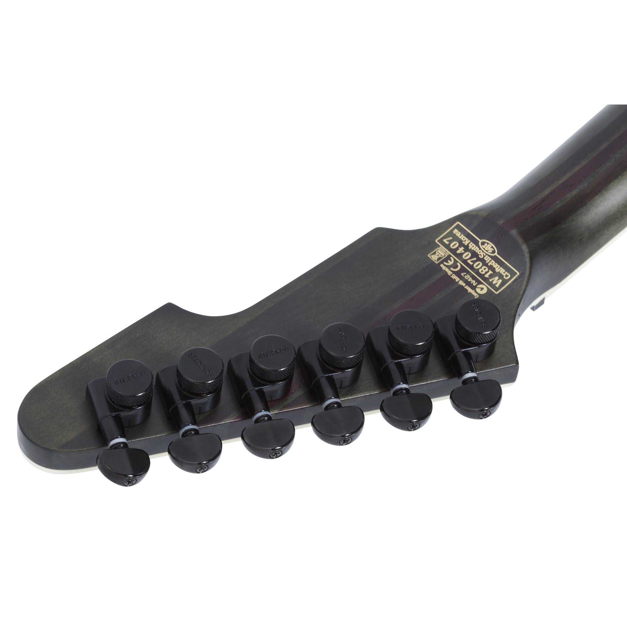 Schecter E-1 SLS Evil Twin Elektro Gitar (Satin Black) 7