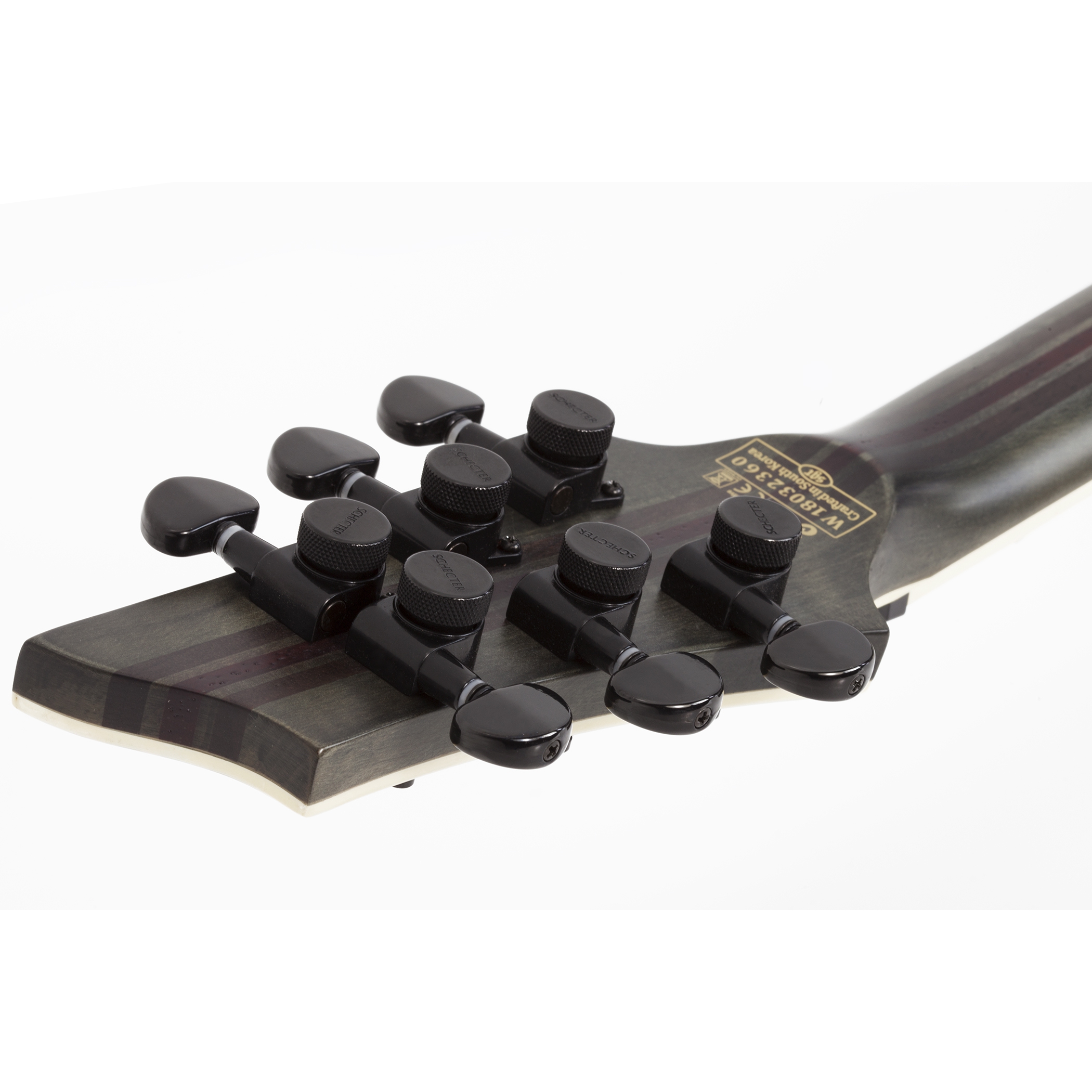 Schecter C-1 SLS Evil Twin Elite Elektro Gitar (Mat Siyah) 8