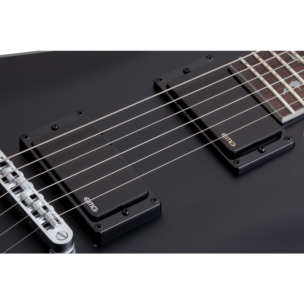 Schecter Damien Platinum-6 Elektro Gitar (Mat Siyah) 3
