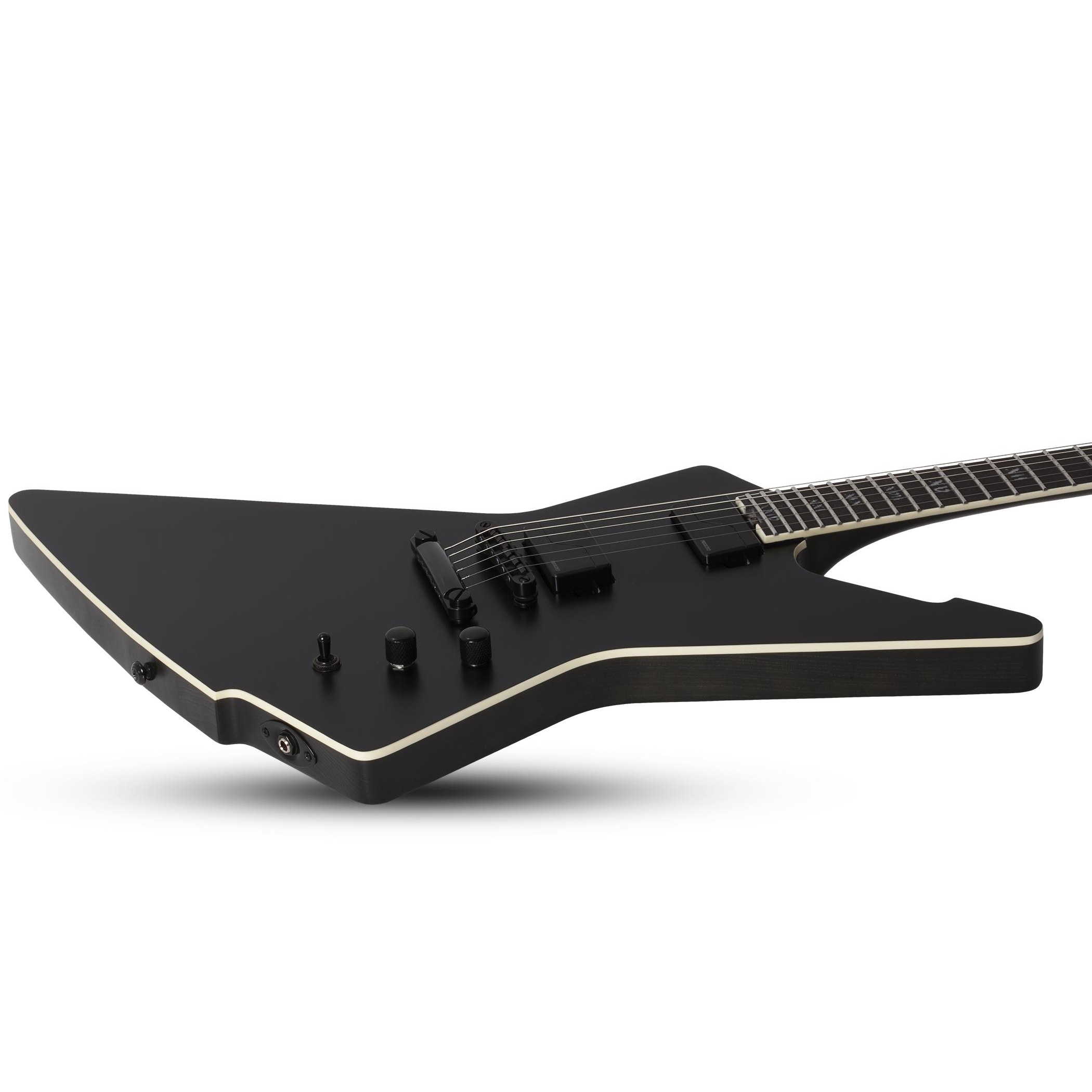 Schecter E-1 SLS Evil Twin Elektro Gitar (Satin Black) 3