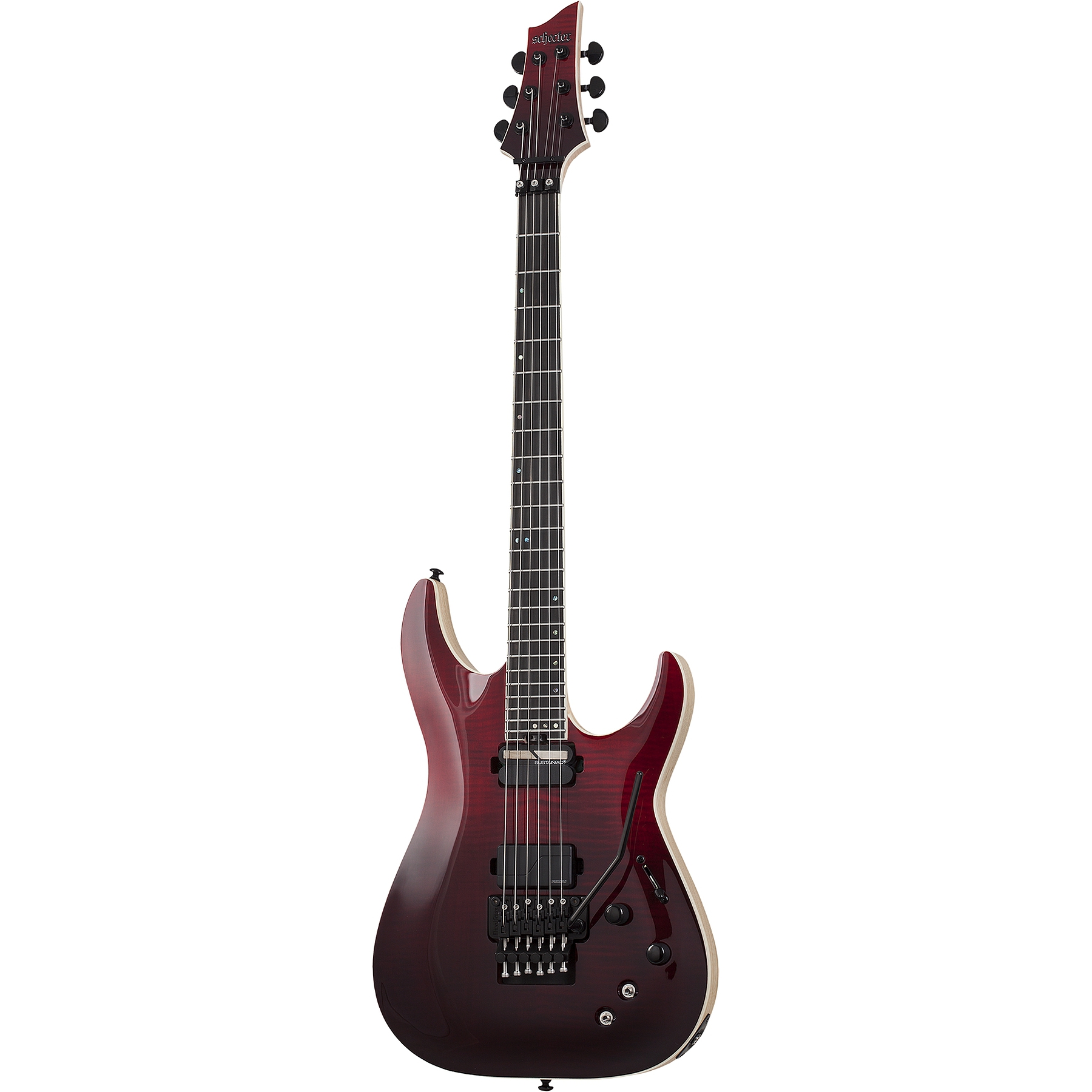 Schecter C-1 FR SLS S Elite Series Elektro Gitar (Blood Burst) 1