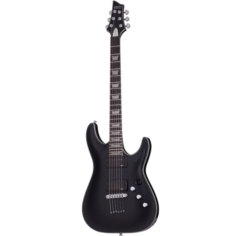 Schecter C-1 Platinum Elektro Gitar (See-Thru Siyah Saten) 1