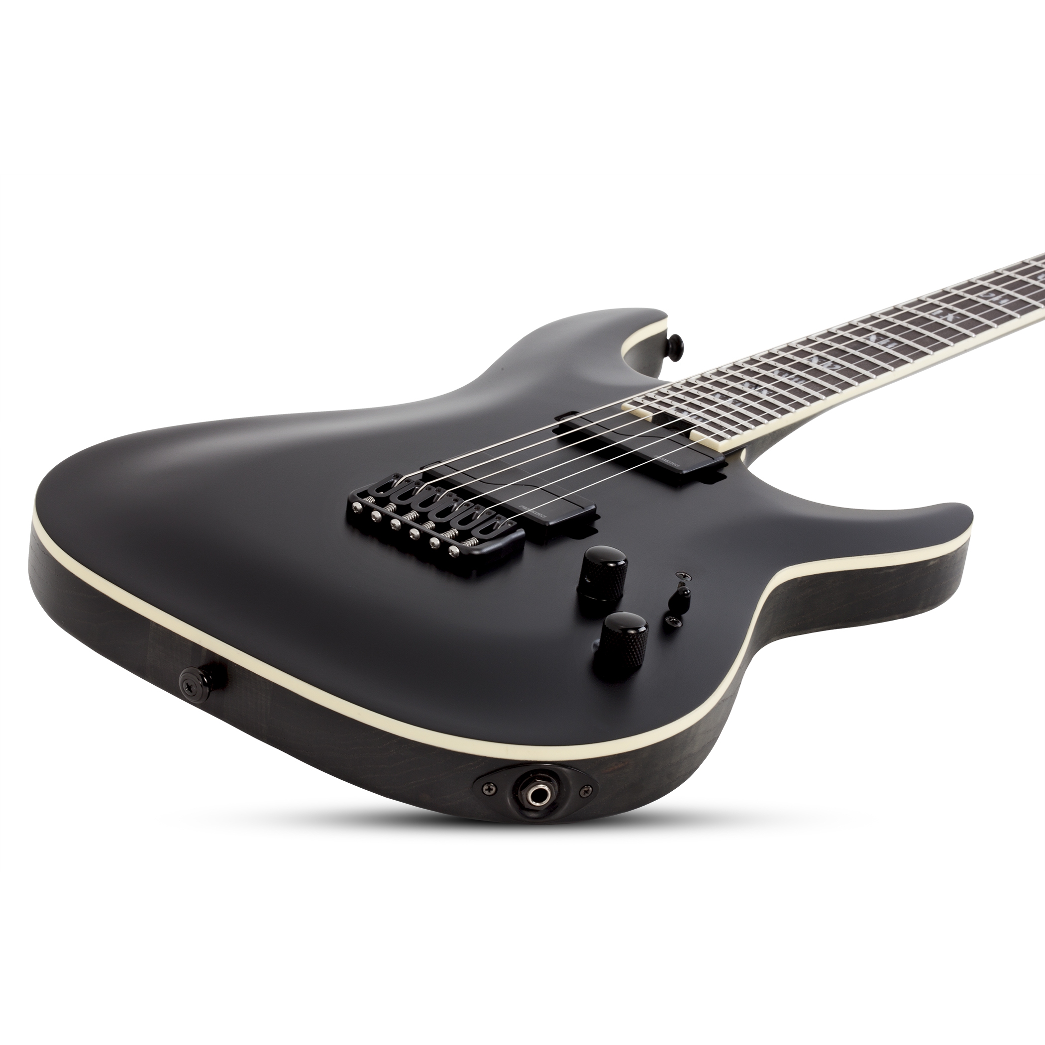 Schecter C-1 SLS Evil Twin Elite Elektro Gitar (Mat Siyah) 3