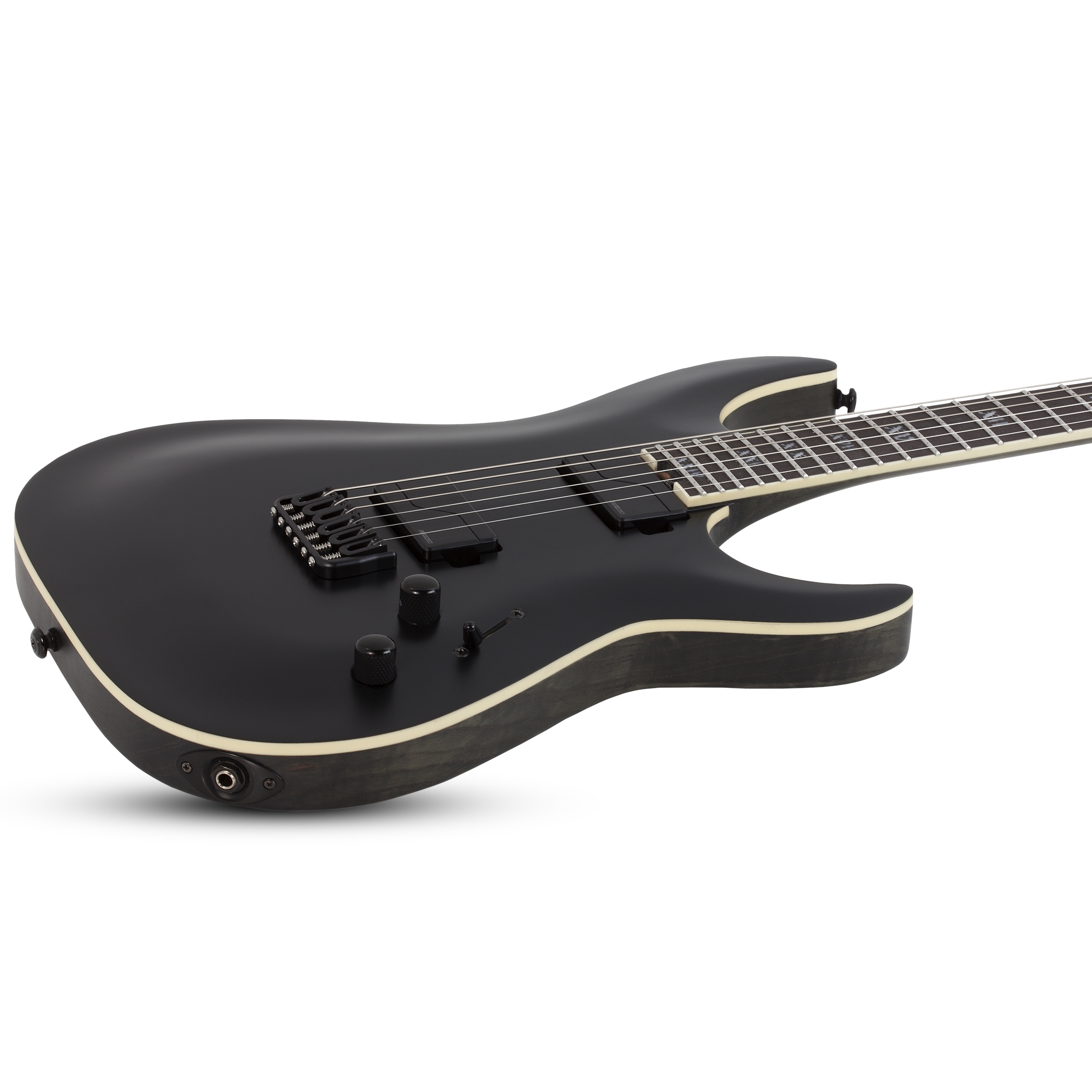 Schecter C-1 SLS Evil Twin Elite Elektro Gitar (Mat Siyah) 4