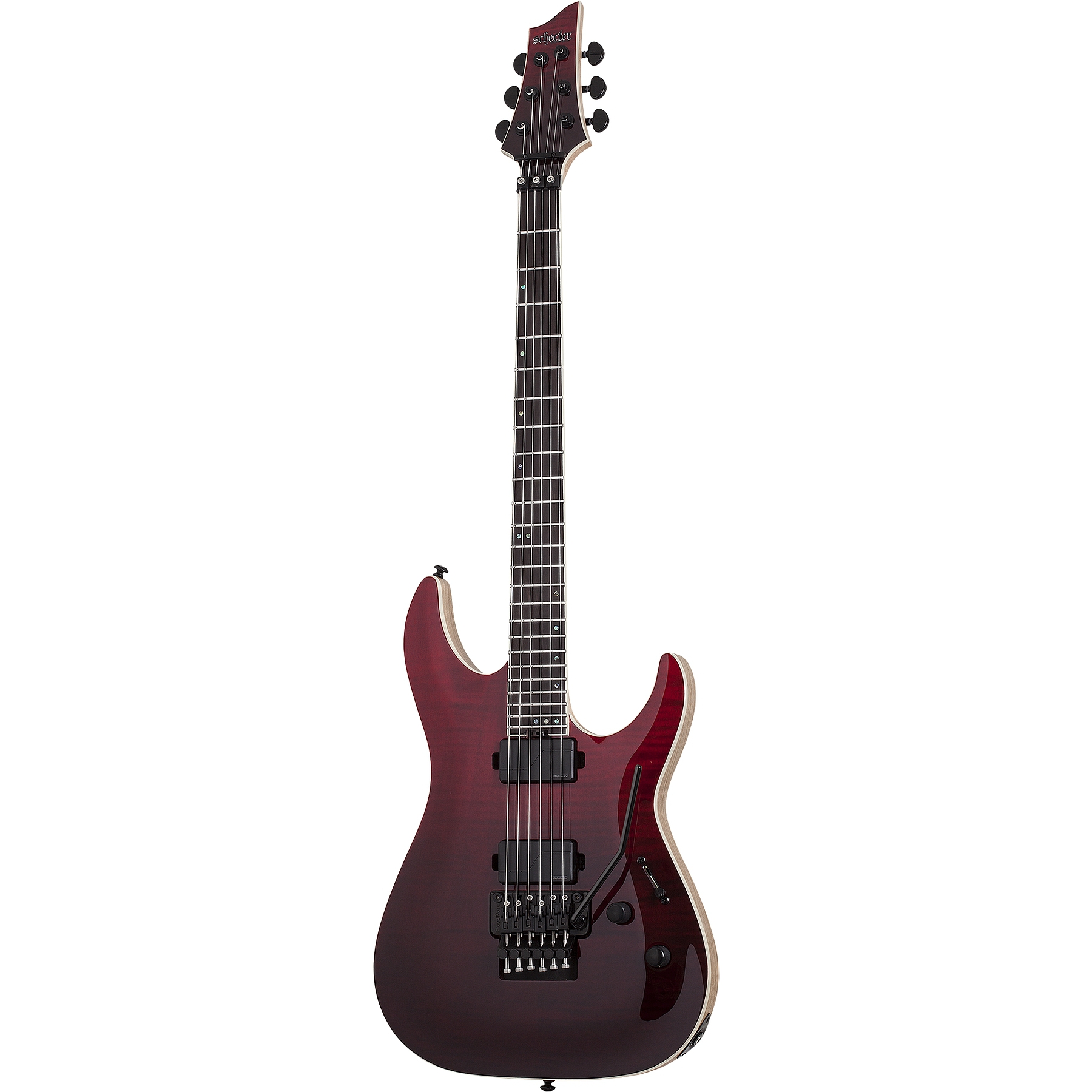 Schecter C-1 FR SLS Elite Series Elektro Gitar (Blood Burst) 1