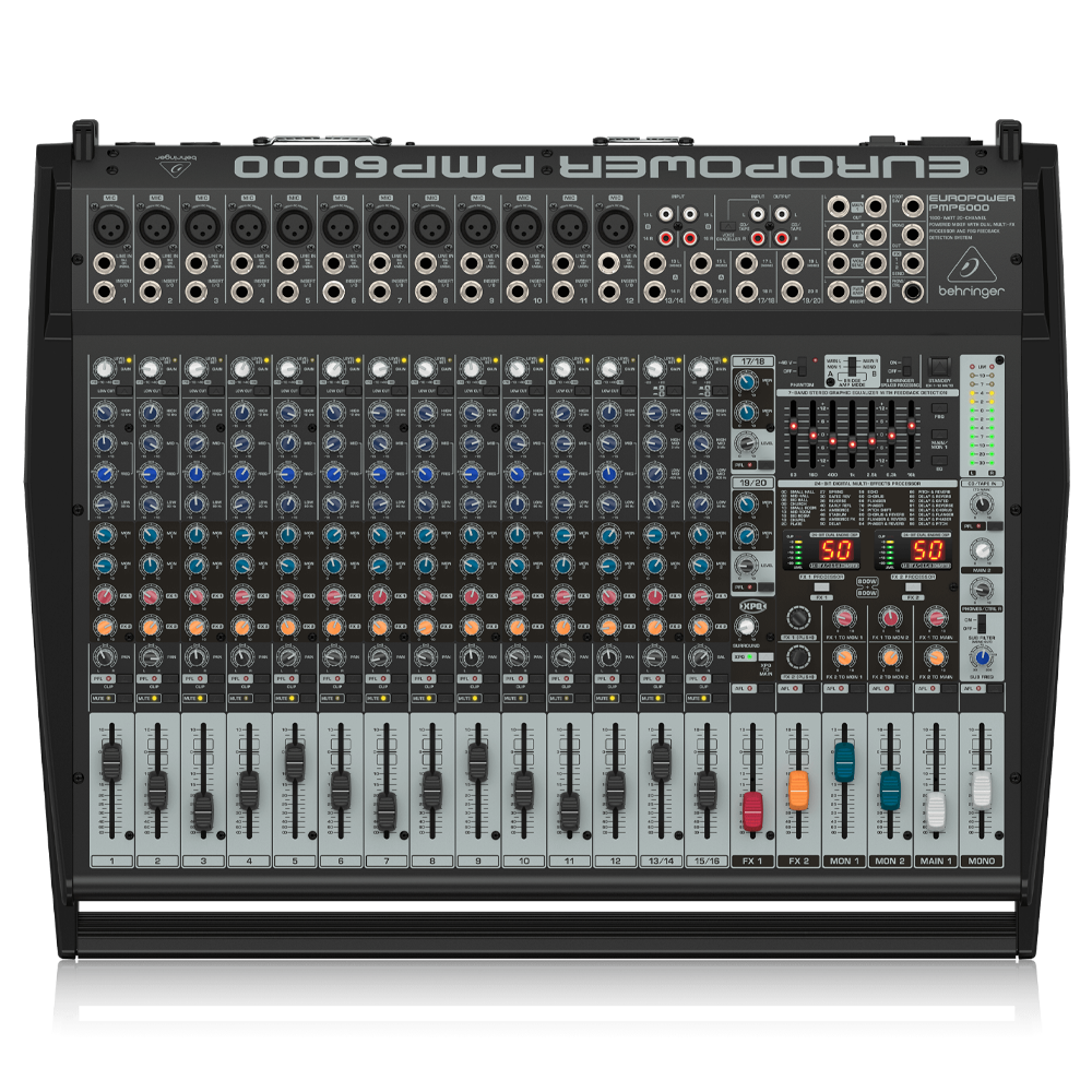 BEHRINGER EUROPOWER PMP6000 1600W 20 Kanal Power Mikser 4