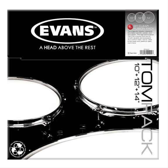 EVANS ETP-EC1CTD-S DERİ SETİ (12+13+16) TOM KUMLU STANDART KİT 1