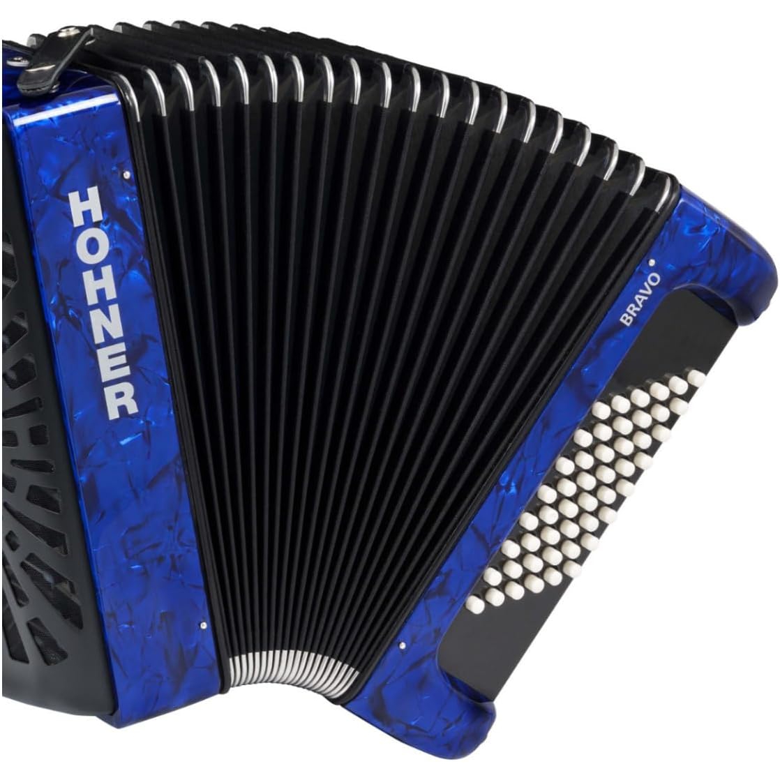 Hohner A16542 Bravo II 48 Akordiyon (Darkblue) 3