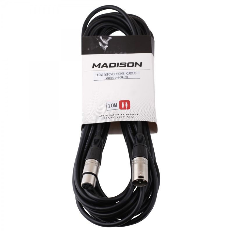 Madison Mikrofon Kablosu 10 Metre- SİYAH 3
