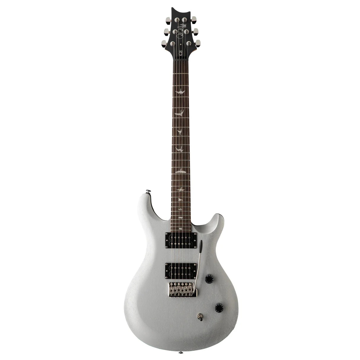 PRS SE CE24 Standard Elektro Gitar (Metallic Silver) 1