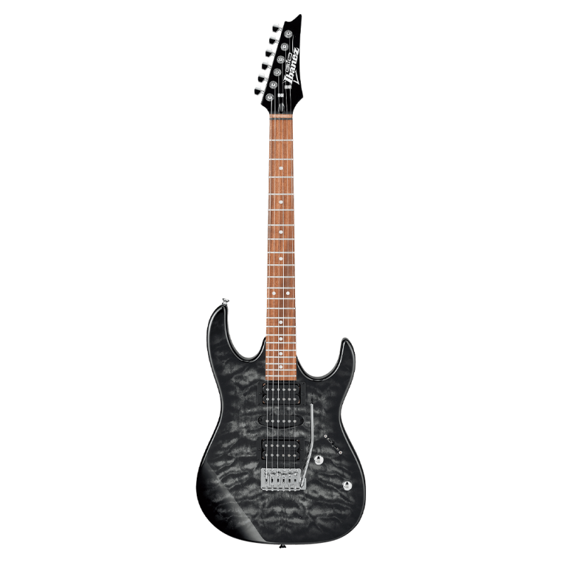 Ibanez GRX70QA-TKS Transparent Black Sunburst Elektro Gitar 3