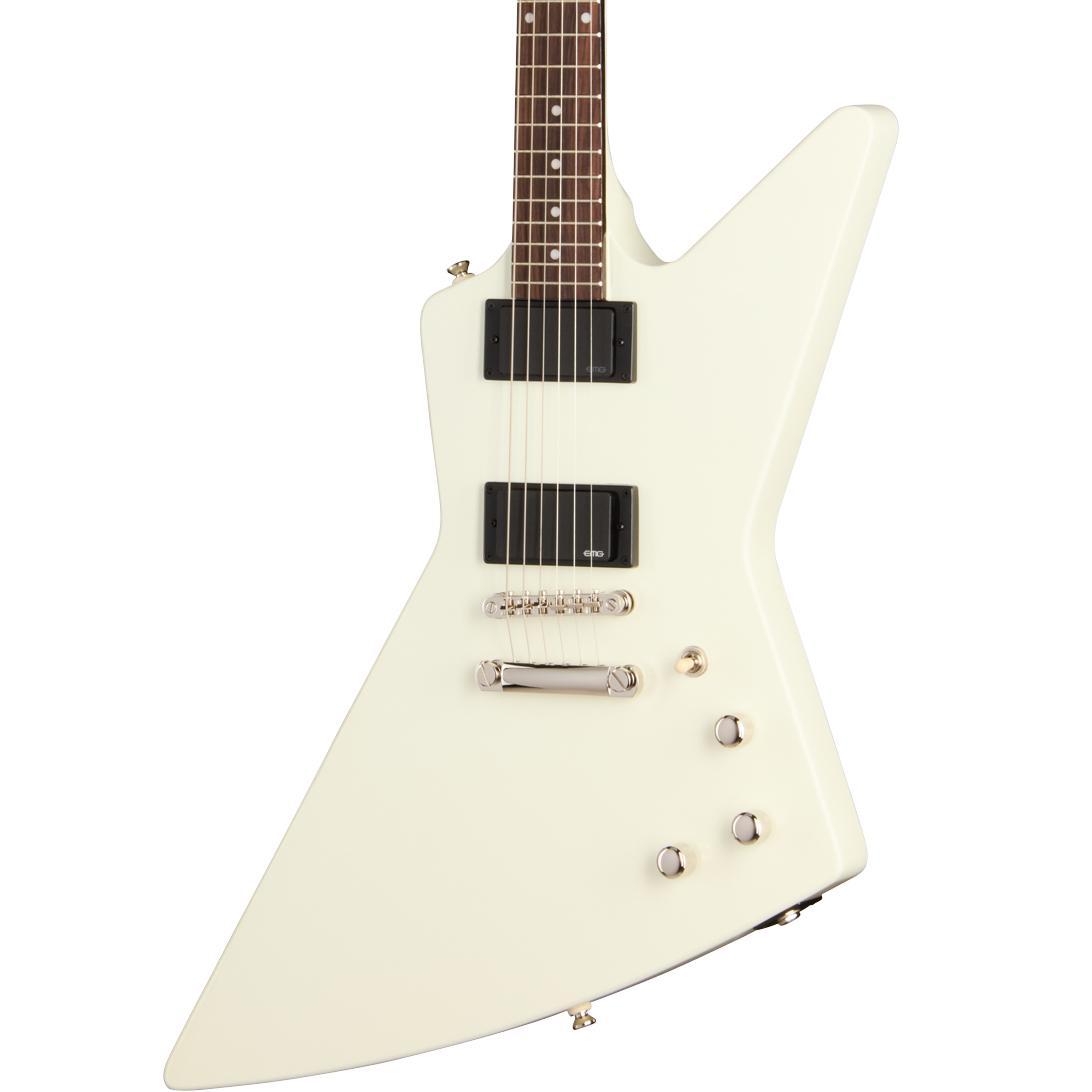 Epiphone Inspired by Gibson Explorer ‘80s EMG Elektro Gitar  (Classic White) 2