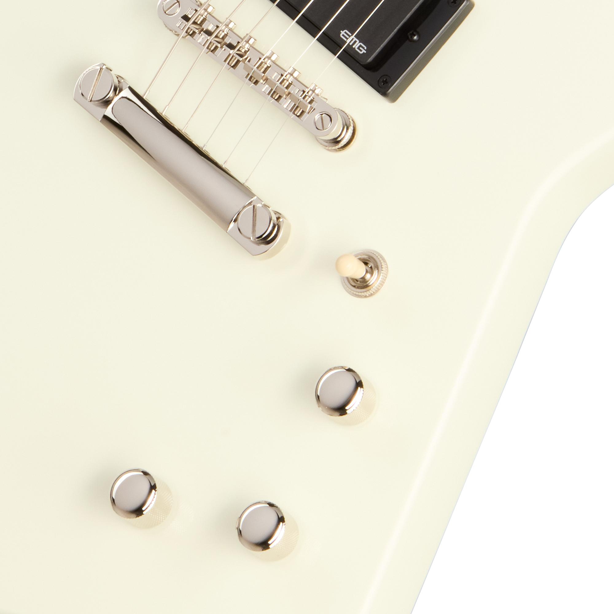 Epiphone Inspired by Gibson Explorer ‘80s EMG Elektro Gitar  (Classic White) 4