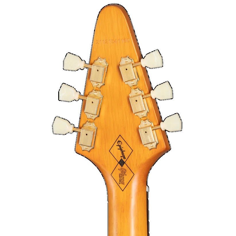 Epiphone IGC 1958 Korina Flying V Elektro Gitar (Aged Natural) 6