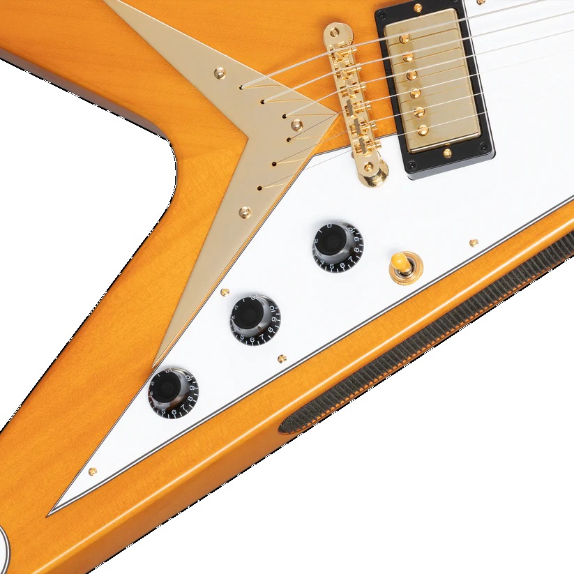 Epiphone IGC 1958 Korina Flying V Elektro Gitar (Aged Natural) 8