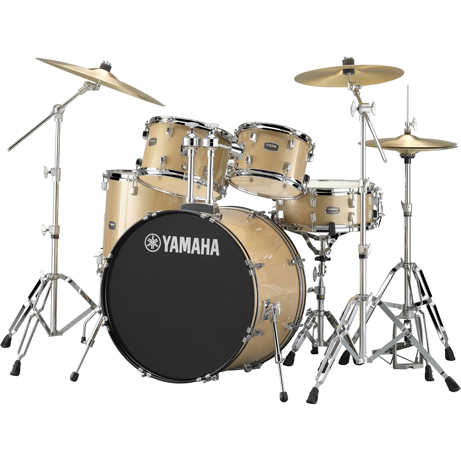 Yamaha Rydeen 22" Akustik Davul (Champagne Glitter) 1