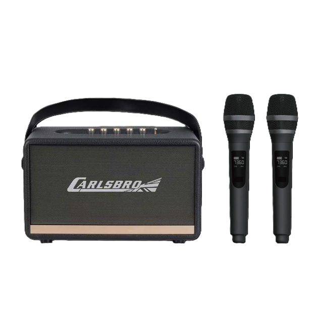 Carlsbro EW CK30-DM Bluetooth Hoparlör (Siyah - 2 Kablosuz Mikrofonlu) 1