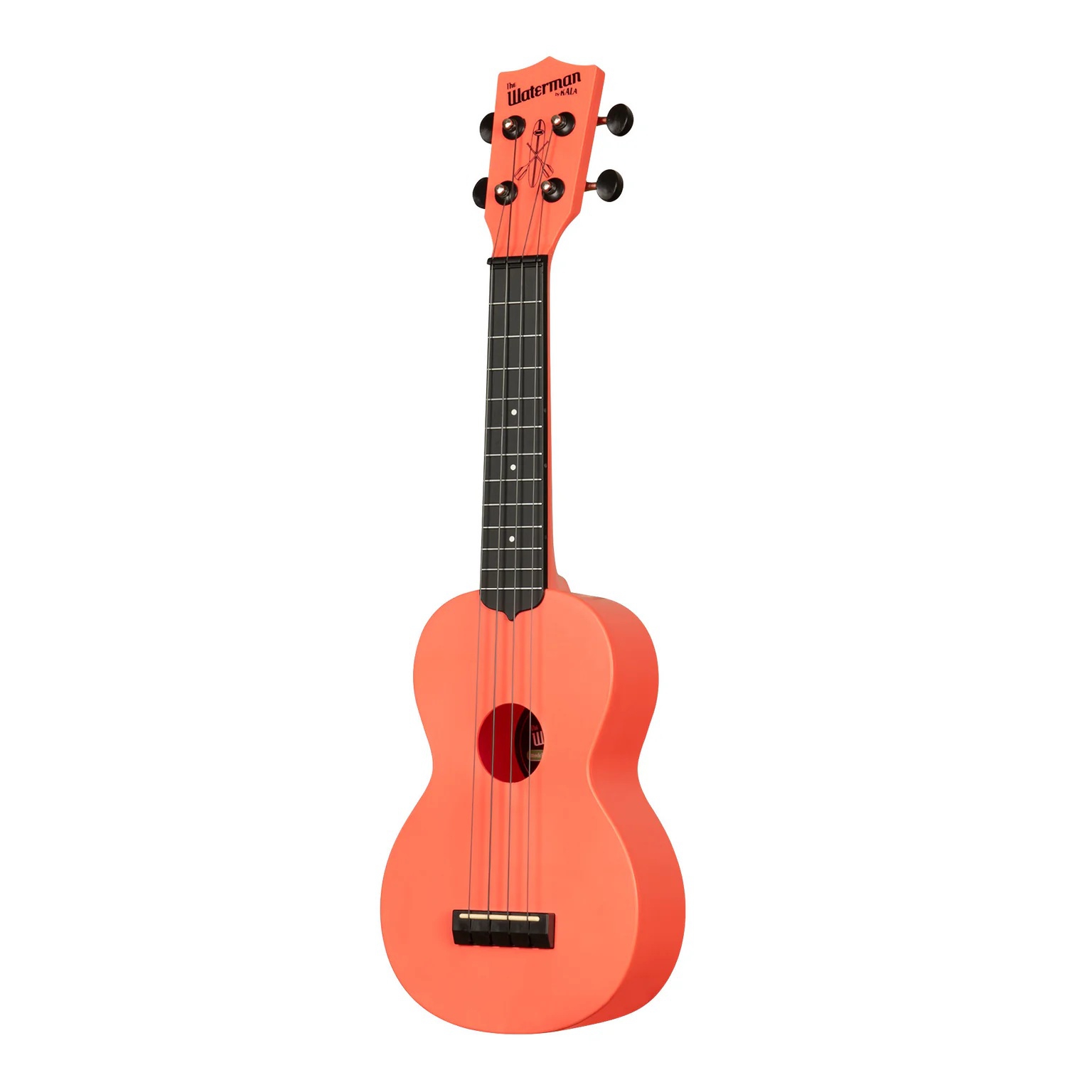 Kala Waterman Recycled Soprano Ukulele (Pink Dusk) 3