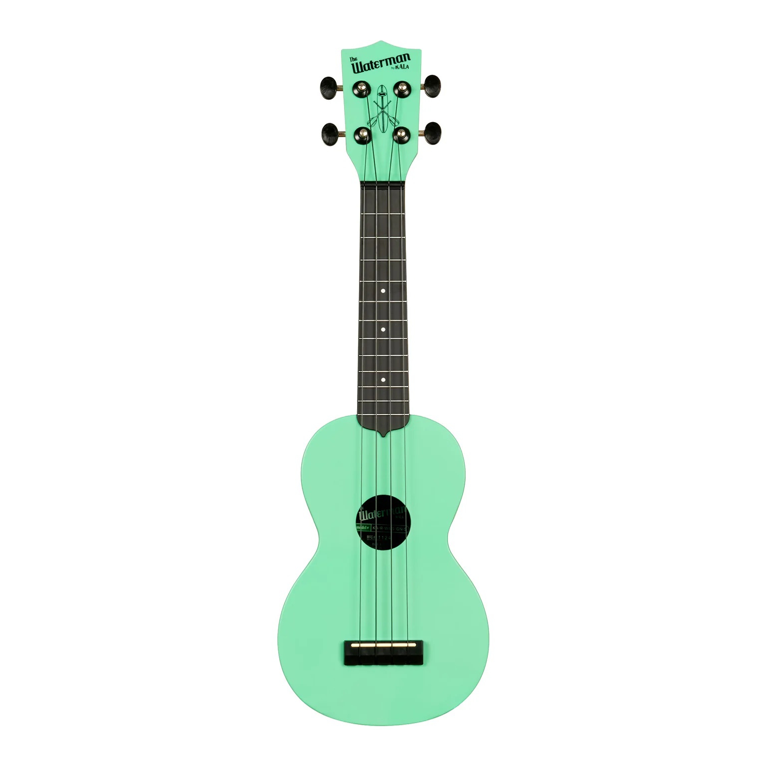 Kala Waterman Recycled Soprano Ukulele (Sea Foam Green) 1