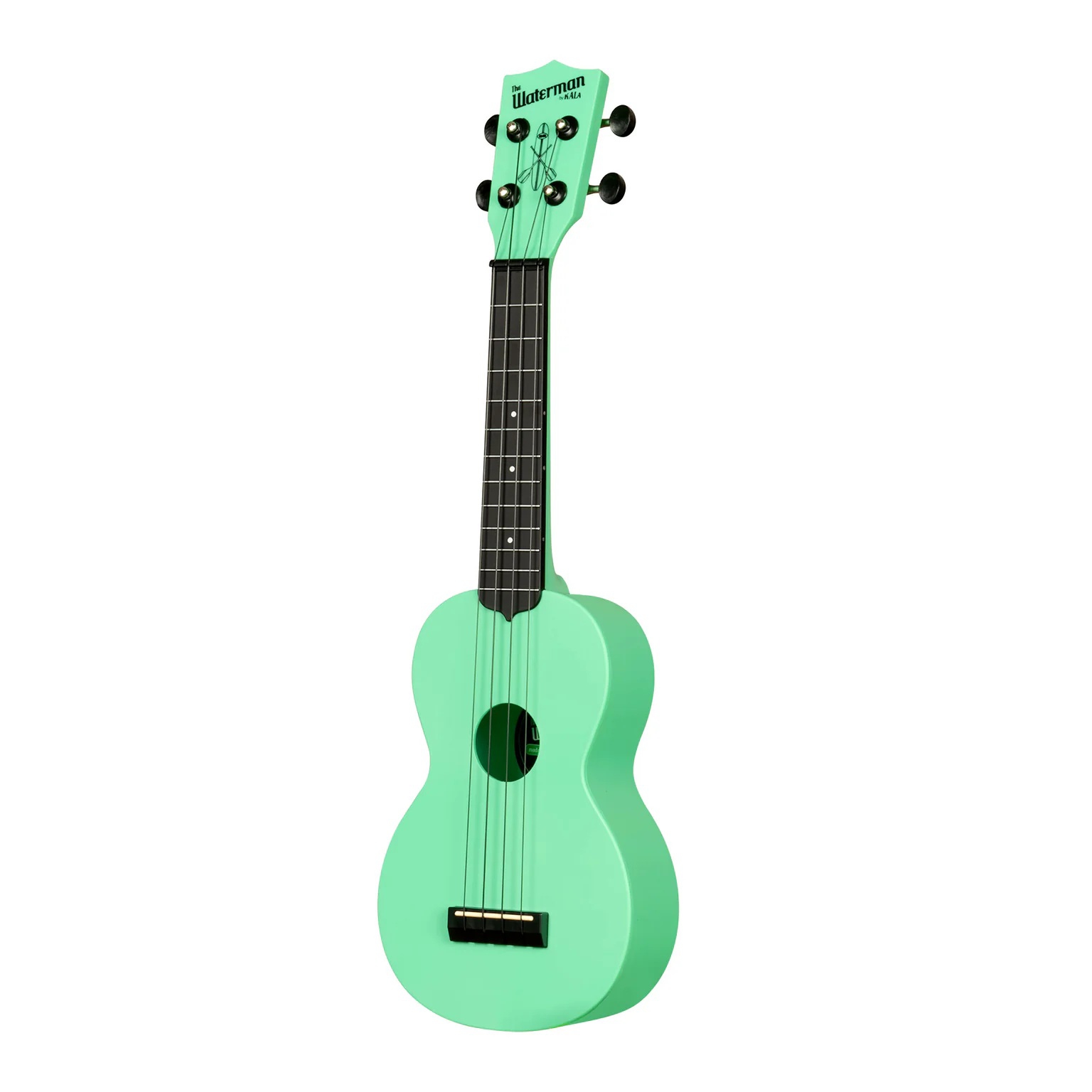 Kala Waterman Recycled Soprano Ukulele (Sea Foam Green) 3