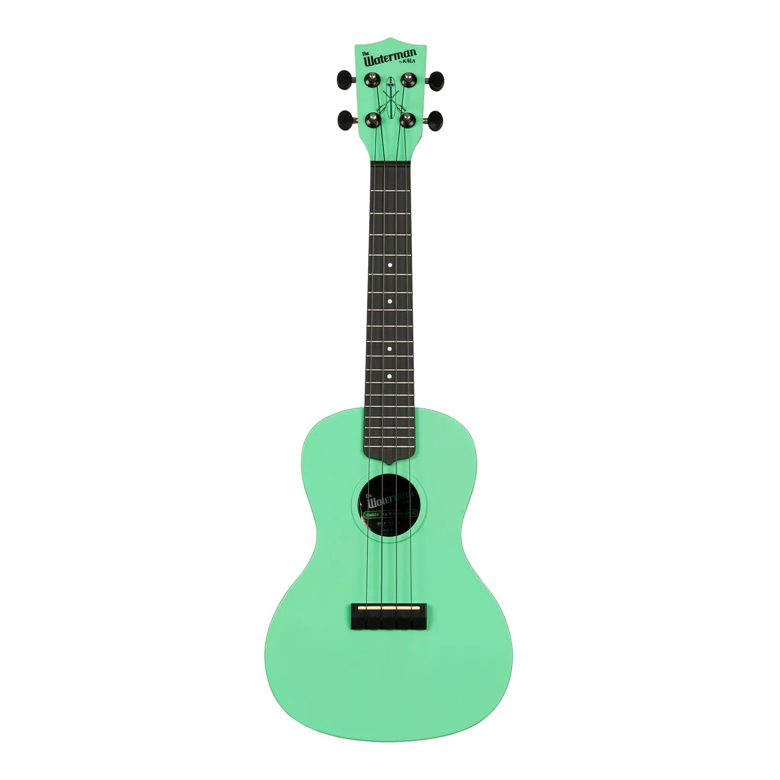Kala Waterman Recycled Concert Ukulele (Sea Foam Green) 1