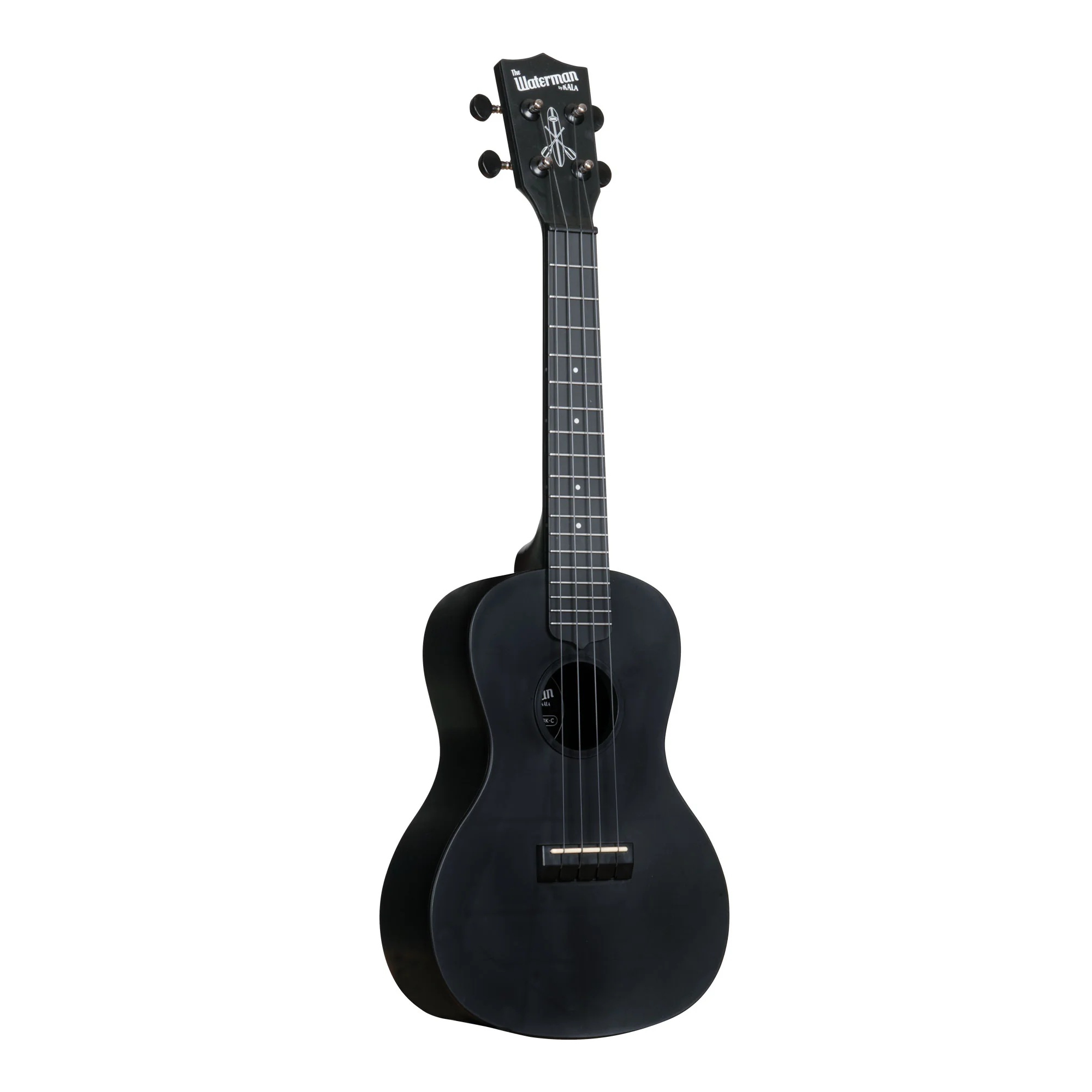 Kala Waterman Recycled Concert Ukulele (Black Sand) 4