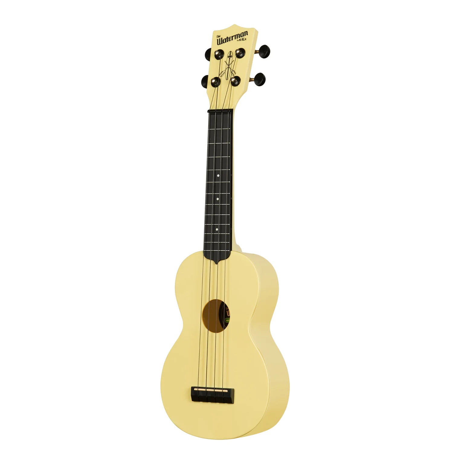 Kala Waterman Recycled Soprano Ukulele (Starlight Yellow - Glow In The Dark) 3