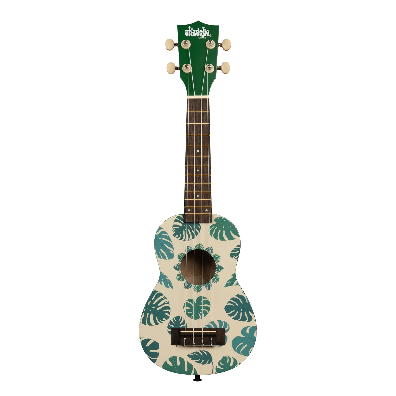 Kala Ukadelic Soprano Ukulele (Monstera) 1