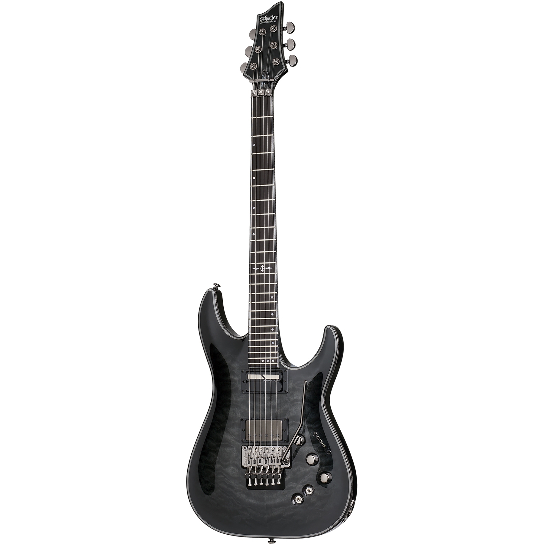 Schecter Hellraiser Hybrid C-1 FR S Elektro Gitar (Trans Black Burst) 1