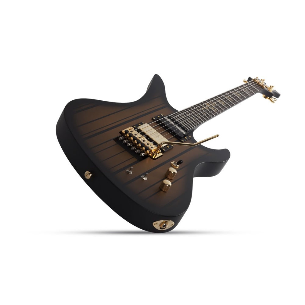 Schecter Synyster Custom FR Elektro Gitar (Satin Gold Burst) 2