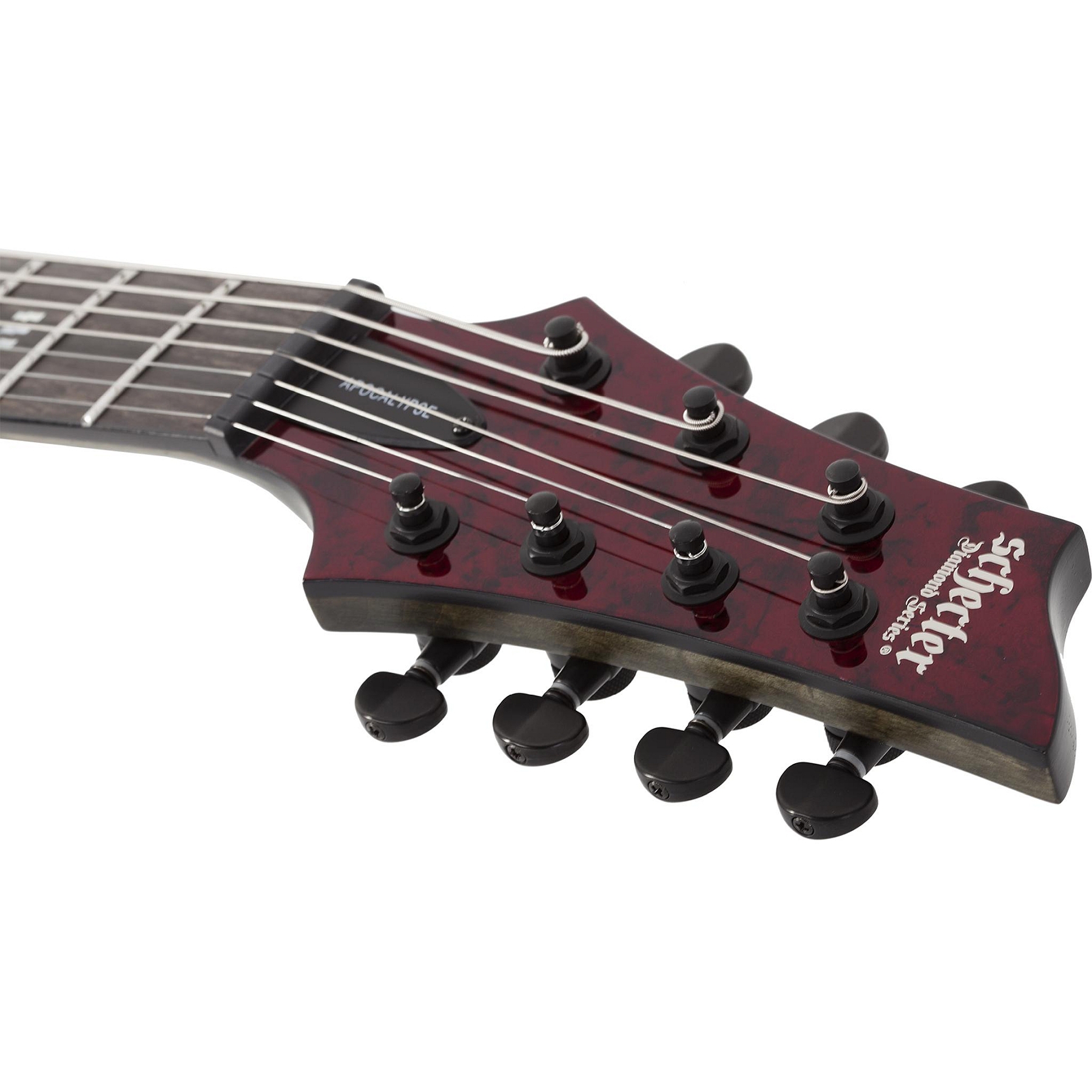Schecter C-7 7 Telli Elektro Gitar (Apocalypse Red Reign) 3