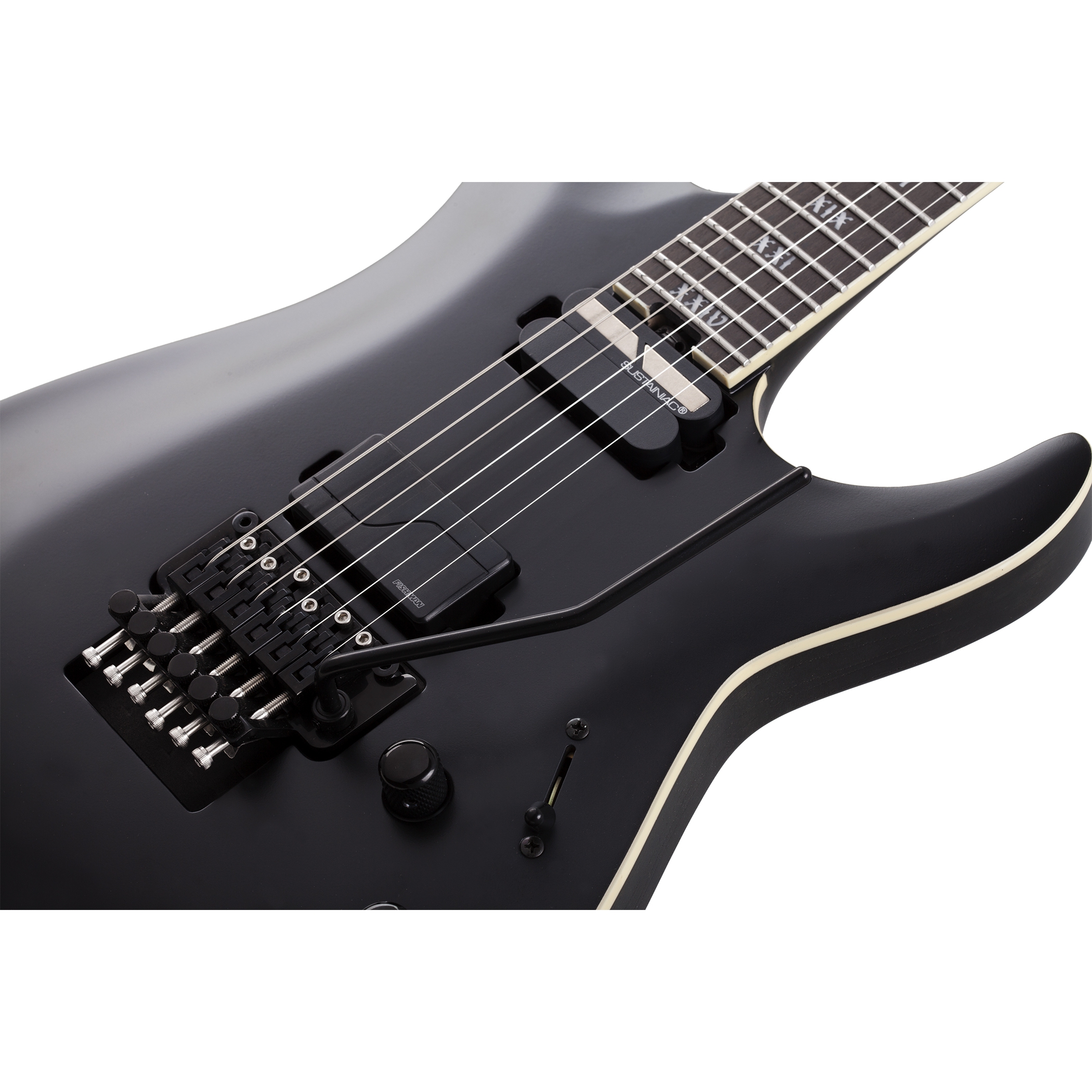 Schecter C-1 FR S SLS Evil Twin Elektro Gitar (Satin Black (SBK) 2