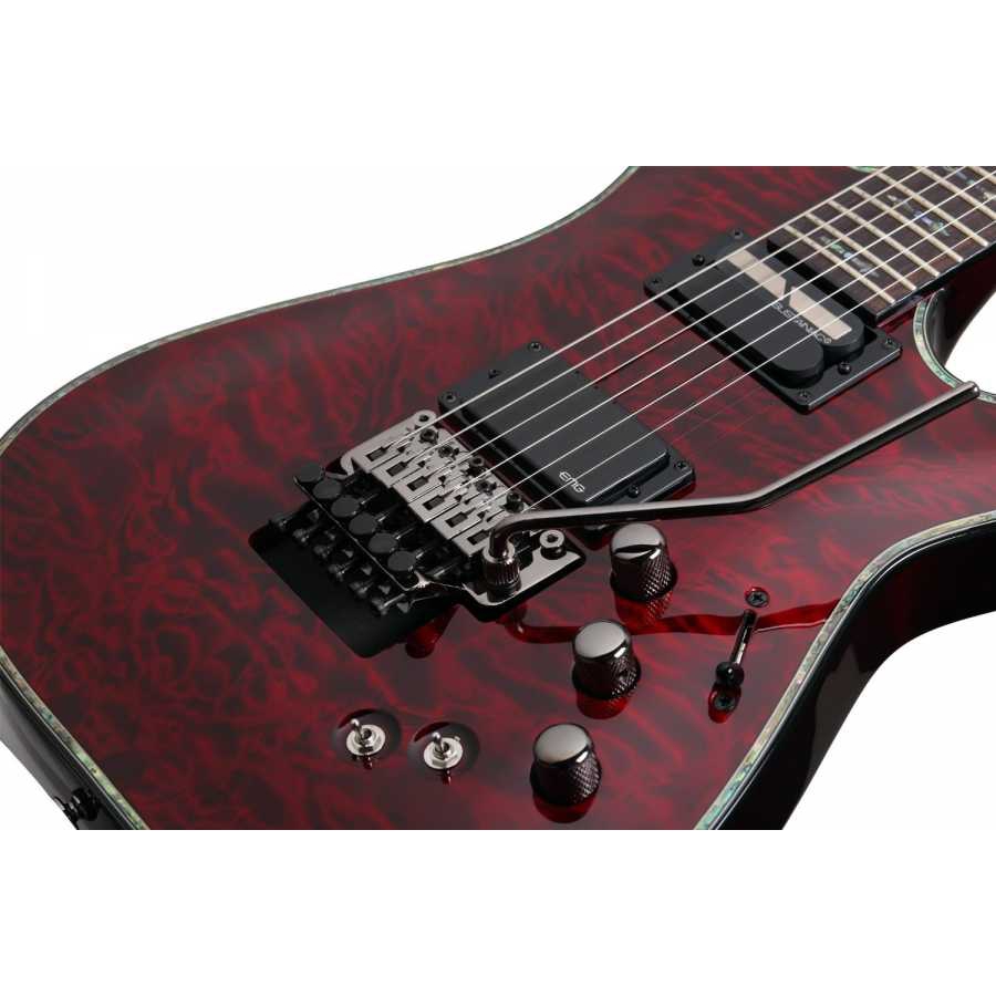 Schecter Hellraiser C-1 FR S Elektro Gitar (Black Cherry) 2