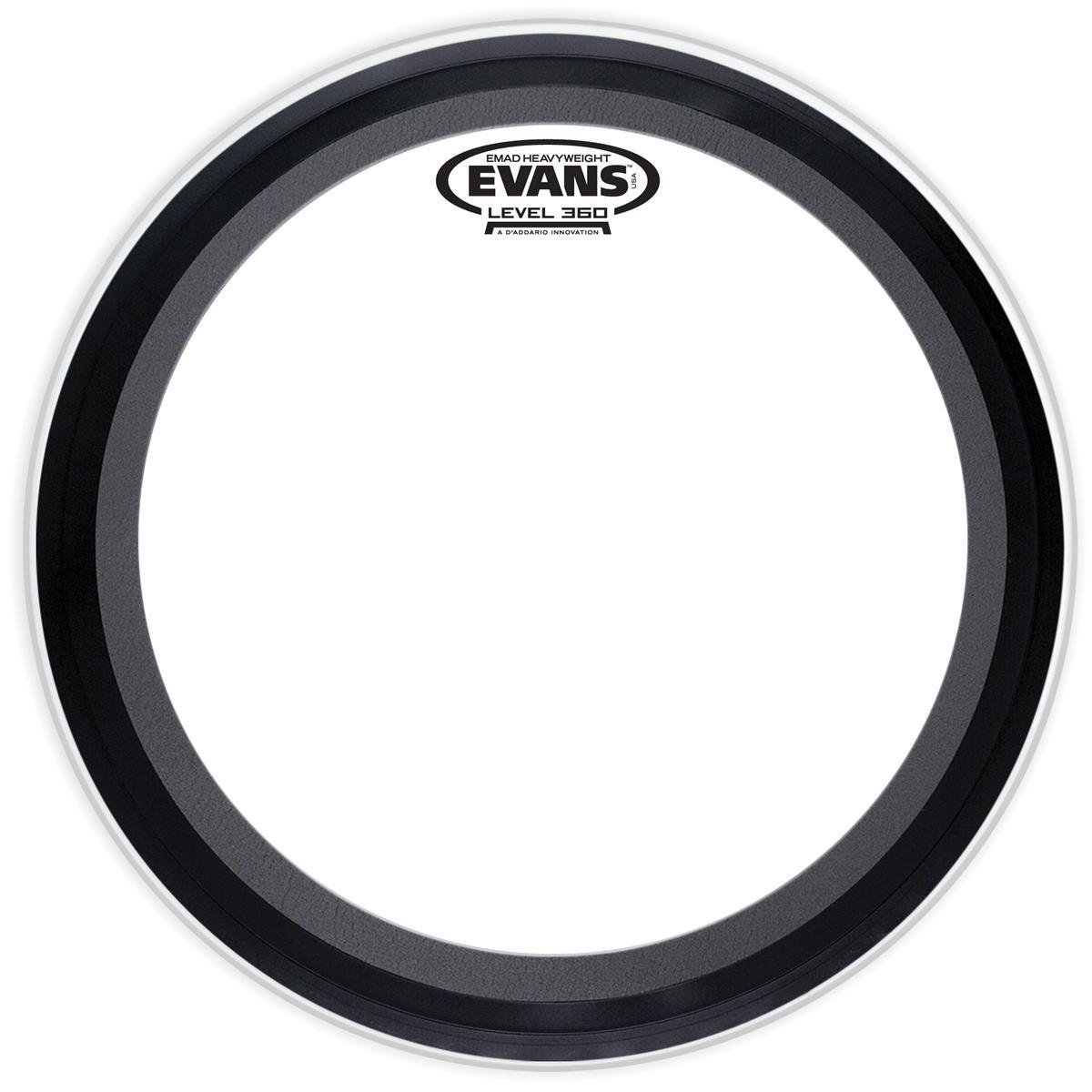 EVANS BD18EMADHW 18" DERİ HEAVYWEIGHT KİCK CLEAR ÇİFT KAT (20 MİL) 3