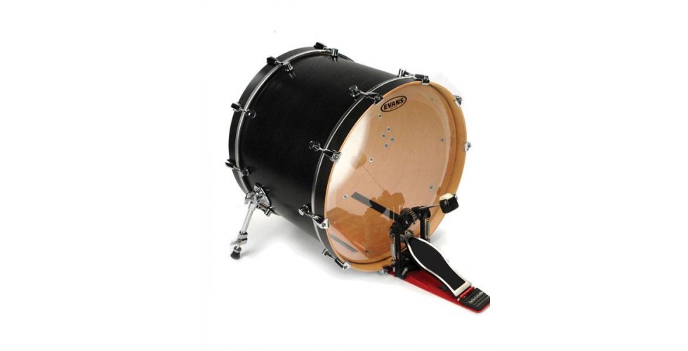 EVANS BD18GB3 18" DERİ KİCK CLEAR RİNGLİ ÇİFT KAT (13 MİL) 2