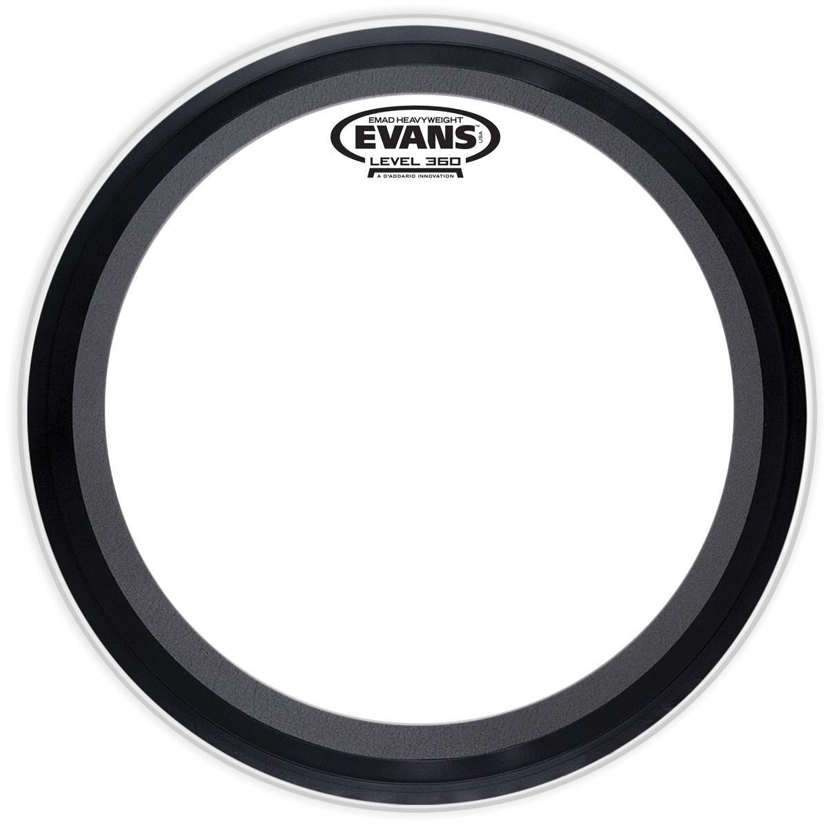 EVANS BD20EMADHW 20" DERİ HEAVYWEIGHT KİCK CLEAR SÜNGERLİ ÇİFT KAT 1
