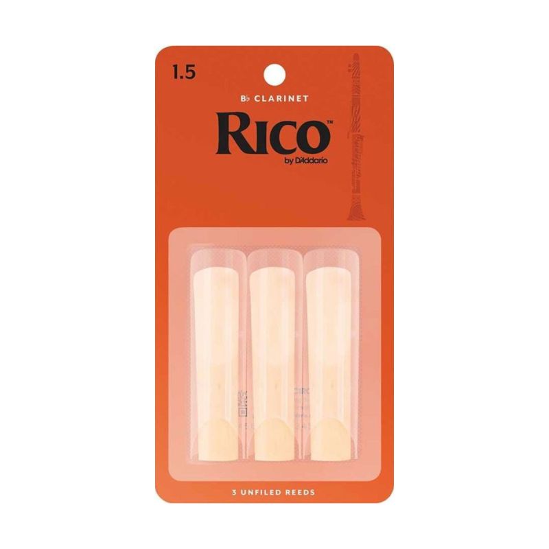 Rico Royal Rca0315 Bb Klarnet Kamışı, (3’lü Paket), No:1.5 2
