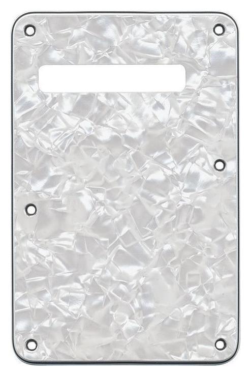 Fender Stratocaster White Moto 4-Ply Backplate 2